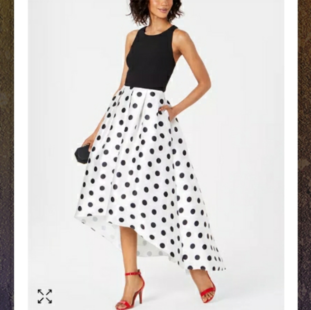 Omg pockets! Brand new hi low polka dot dress 14 Jessica Howard